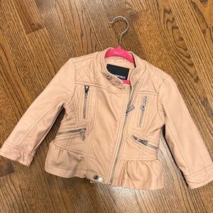 Urban Republic Kids Faux Leather Jacket - Light Pink